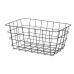 Multi-purpose basket Black Metal 30,3 x 14 x 22,5 cm Rectangular (6 Units)