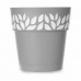 Self-watering flowerpot Stefanplast Cloe Grey Plastic 29 x 29 x 29 cm (6 Units)