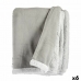 Manta Branco Cinzento claro 130 x 1 x 170 cm (6 Unidades)