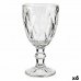 verre de vin Diamant Transparent verre 330 ml (6 Unités)