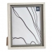 Photo frame 24 x 2 x 29 cm Crystal Grey Wood Brown Plastic (6 Units)