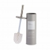 Escobilla para el Baño Beauty Products Blanco Gris Acero Plástico 9,5 x 37,5 x 9,5 cm (12 Unidades)