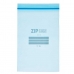 Gjenbrukbare matposesett ziplock 17 x 25 cm Blå Polyetylen (20 enheter)