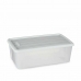 Caixa de Armazenagem com Tampa Stefanplast Elegance Branco Plástico 5 L 19,5 x 11,5 x 33 cm (12 Unidades)