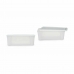 Caixa de Armazenagem com Tampa Stefanplast Elegance Branco Plástico 5 L 19,5 x 11,5 x 33 cm (12 Unidades)