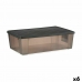 Кутия за Съхранение с Капак Stefanplast Elegance Сив Пластмаса 30 L 38,5 x 17 x 59,5 cm (6 броя)