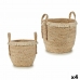 Set of Baskets Natural Straw (4 Units)