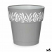 Self-watering flowerpot Stefanplast Gaia Grey Plastic 25 x 25 x 25 cm (6 Units)