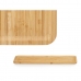 поднос для закусок Коричневый Бамбук 46 x 1,6 x 15 cm Закуска (12 штук)
