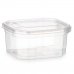 Правоъгълна Кутия за Обяд с Капак Прозрачен полипропилен 370 ml 10,7 x 5,5 x 11,7 cm (24 броя)