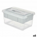 Caja Multiusos Gris Transparente Plástico 5 L 29,5 x 14,5 x 19,2 cm (6 Unidades)