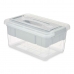 Многофункционална Кутия Сив Прозрачен Пластмаса 5 L 29,5 x 14,5 x 19,2 cm (6 броя)