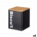 Škatla za piškote in žemljice Črna Kovina 13,7 x 16,5 x 14 cm (6 kosov)