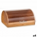 Кутия за Хляб Естествен Бамбук Пластмаса 24,5 x 19 x 38 cm (4 броя)