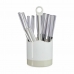 Cutlery Set Grey Stainless steel (8 Units)