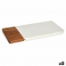 Cutting board White Marble Acacia 15 x 1,3 x 30 cm (8 Units)