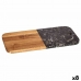 Cutting board Black Marble Acacia 18 x 1,5 x 38 cm (8 Units)