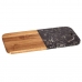 Cutting board Black Marble Acacia 18 x 1,5 x 38 cm (8 Units)