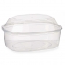 Прямоугольная коробочка для завтрака с крышкой Прозрачный полипропилен 1,5 L 18 x 10,5 x 21,5 cm (8 штук)