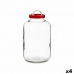 Jar Lid with handle Red polypropylene 8 L 20,5 x 33 x 20,5 cm (4 Units)