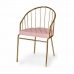 Chair Bars Pink Golden 51 x 81 x 52 cm (2 Units)