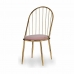 Kėdė Juostos Rožinė Auksinis 48 x 95,5 x 48 cm (2 vnt.)