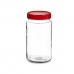 Vaso Rosso polipropilene 2 L 11,5 x 21 x 11,5 cm (12 Unità)