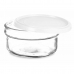 Круглая коробочка для завтраков с крышкой Белый Пластик 415 ml 12 x 6 x 12 cm (24 штук)