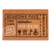Πατάκι Boarding Pass Φυσικό 60 x 1 x 40 cm (12 Μονάδες)