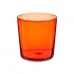 Stiklinių rinkinys Bistro Raudona stiklas 380 ml (4 vnt.)