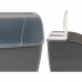 Breadbasket Grey Plastic 29,5 x 20,5 x 41 cm (4 Units)