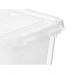 Kühlschrank Organizer Weiß Durchsichtig Kunststoff 37,5 x 9 x 14,3 cm (12 Stück)
