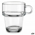 Tasse Empilable Transparent verre 270 ml (24 Unités)