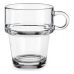 Tasse Empilable Transparent verre 270 ml (24 Unités)