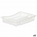 Dreneringsstativ for kjøkkenvask Hvit Plast 45,5 x 8 x 36,5 cm (12 enheter)
