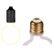 LED Spuldze Balts 4 W E27 9,3 x 13,5 x 3 cm (2700 K) (12 gb.)