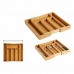Organizator pentru tacâmuri Compartiment adaptabil Extensibil Bambus (6 Unități)