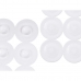 Alfombrilla Antideslizante para Ducha Blanco PVC 68 x 1 x 36 cm (6 Unidades)
