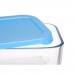 Lunchbox SNOW BOX Blau Durchsichtig Glas Polyäthylen 790 ml (12 Stück)