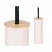 WC-kefe Rózsaszín Fém Bambusz Műanyag 9,5 X 27 X 9,5 cm (6 egység)