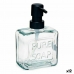 Dozator de Săpun Pure Soap 250 ml Geam Transparent Plastic (12 Unități)