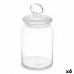 Burk Kitchen 860 ml 9,8 x 19,3 x 9,8 cm Transparent Silikon Glas (6 antal)