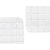 Neslīdošs dušas paklājs Rāmji Balts PVC 67,7 x 38,5 x 0,7 cm (6 gb.)
