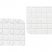 Luistamaton suihkumatto Kehykset Valkoinen PVC 50,3 x 50,3 x 0,7 cm (6 osaa)