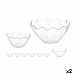 Set of bowls Hasir Transparent Glass (2 Units)