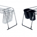 Draining Rack for Kitchen Sink Double Silver Metal 104 x 15,5 x 19 cm (4 Units)