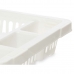 Afdrypningssstativ til køkkenvask Hvid Plastik 42,5 x 7 x 29,5 cm (24 enheder)