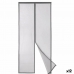 Mosquito net Magnetic Grey Polyester Magnet 90 x 210 cm (12 Units)