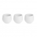 Conjunto de Vasos Branco Plástico 16,5 x 16,5 x 14,5 cm (4 Unidades)