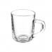 Piece Coffee Cup Set Transparent Glass 80 ml (24 Units)